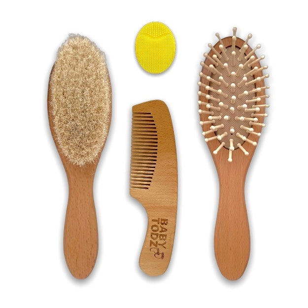 Premium Baby Hair Brush Set