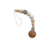 Baby crochet wooden beaded pacifier chain